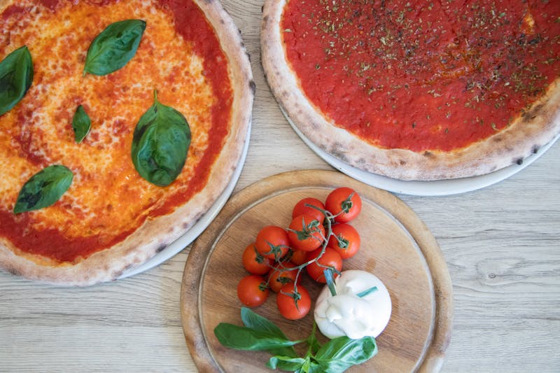 Fresh pizza ingredients at Jet's pizza